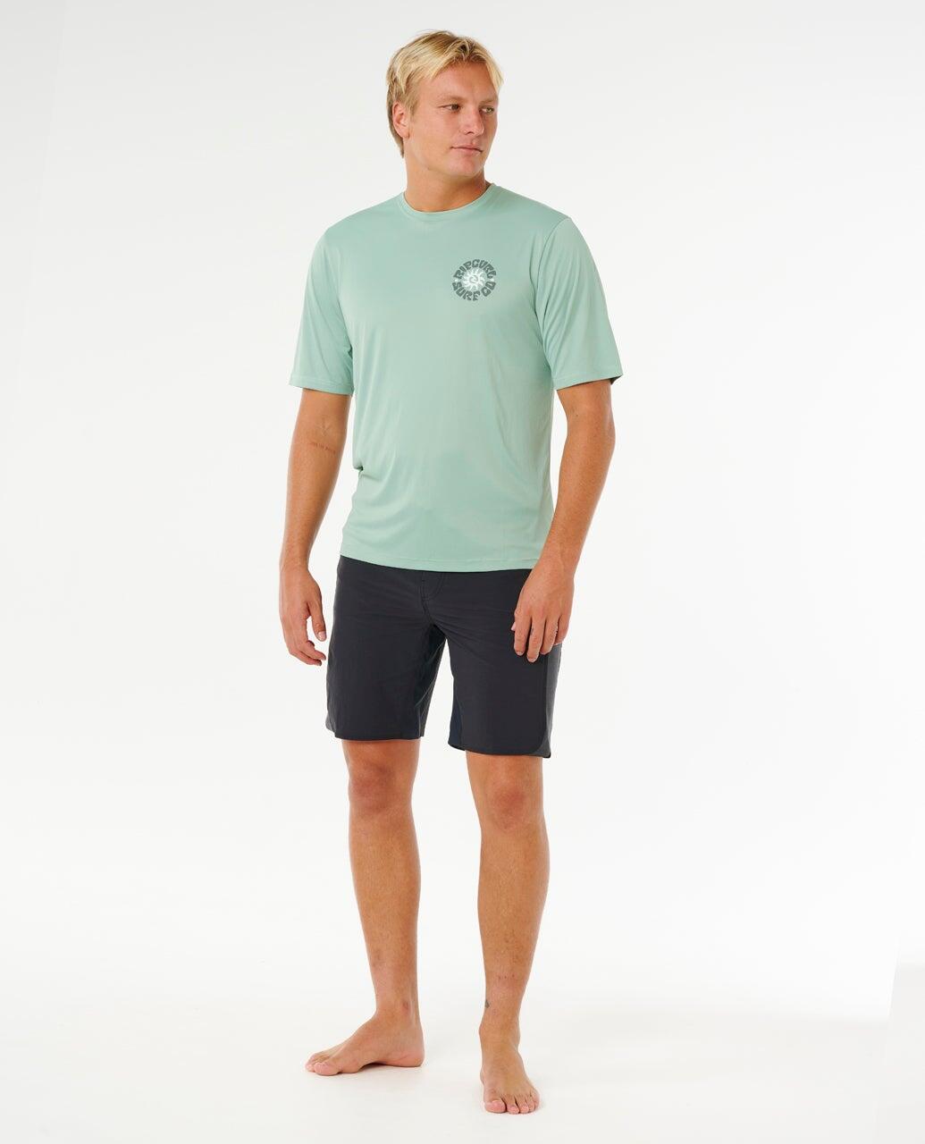 T-shirt anti-UV Pacific Rinse Surflite manica corta 6/7