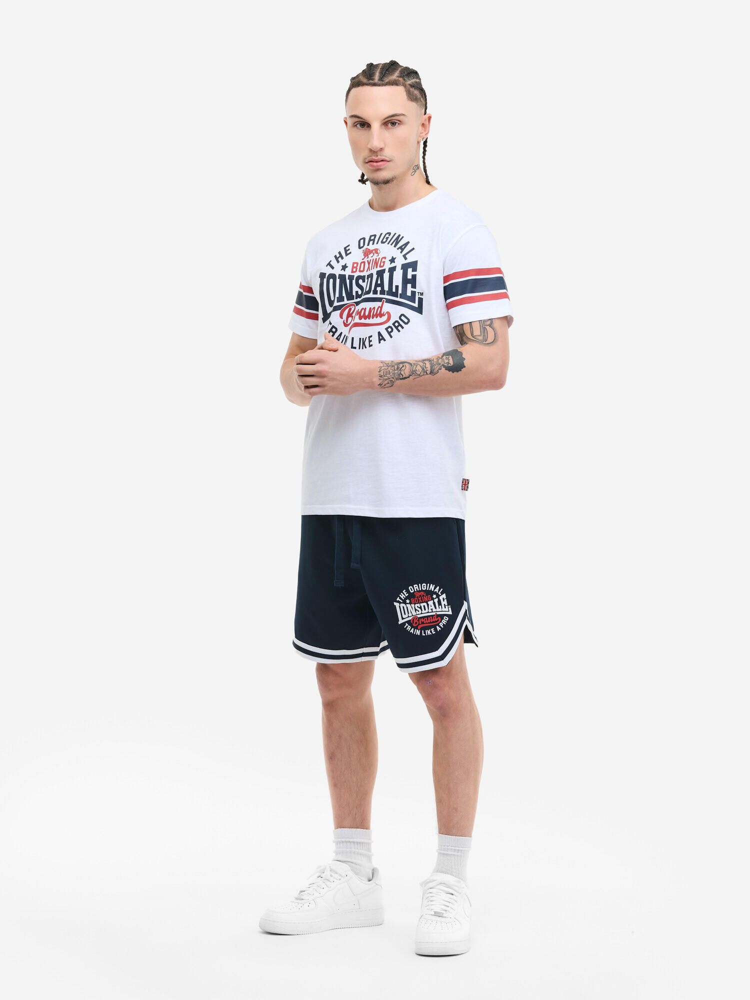 LONSDALE Heren-T-shirt normale pasvorm BARTON 3/6