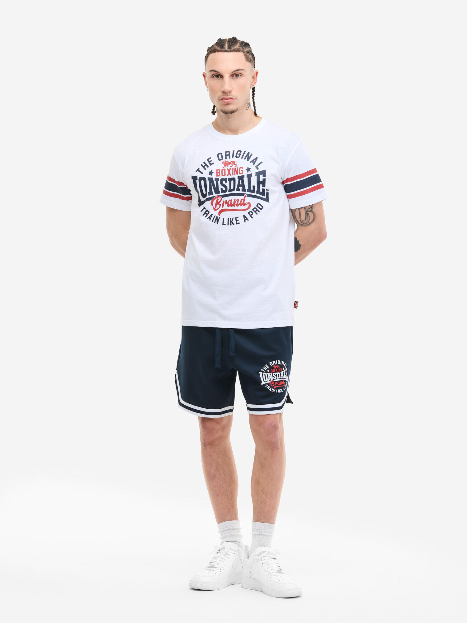 LONSDALE Heren-T-shirt normale pasvorm BARTON 4/6