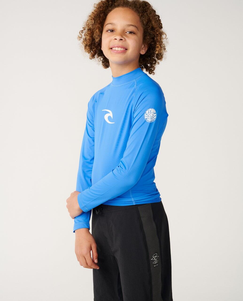 Kinder UV-shirt Waves UPF50 lange mouwen 6/6