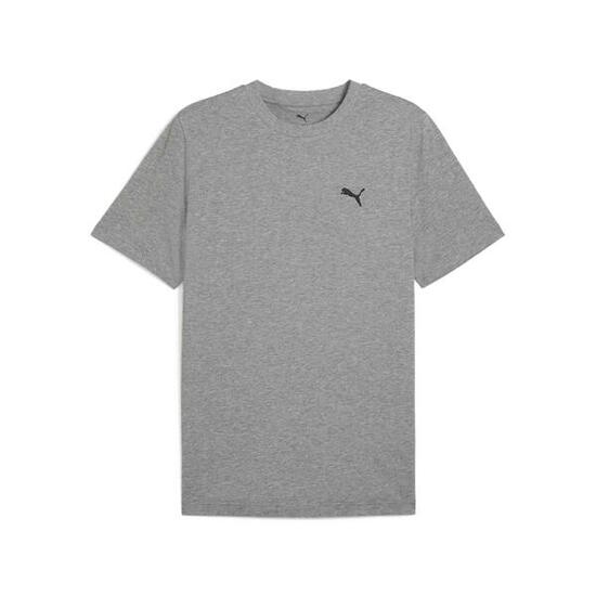 Puma Herren T-Shirt Essential mit kleinem Logo grau