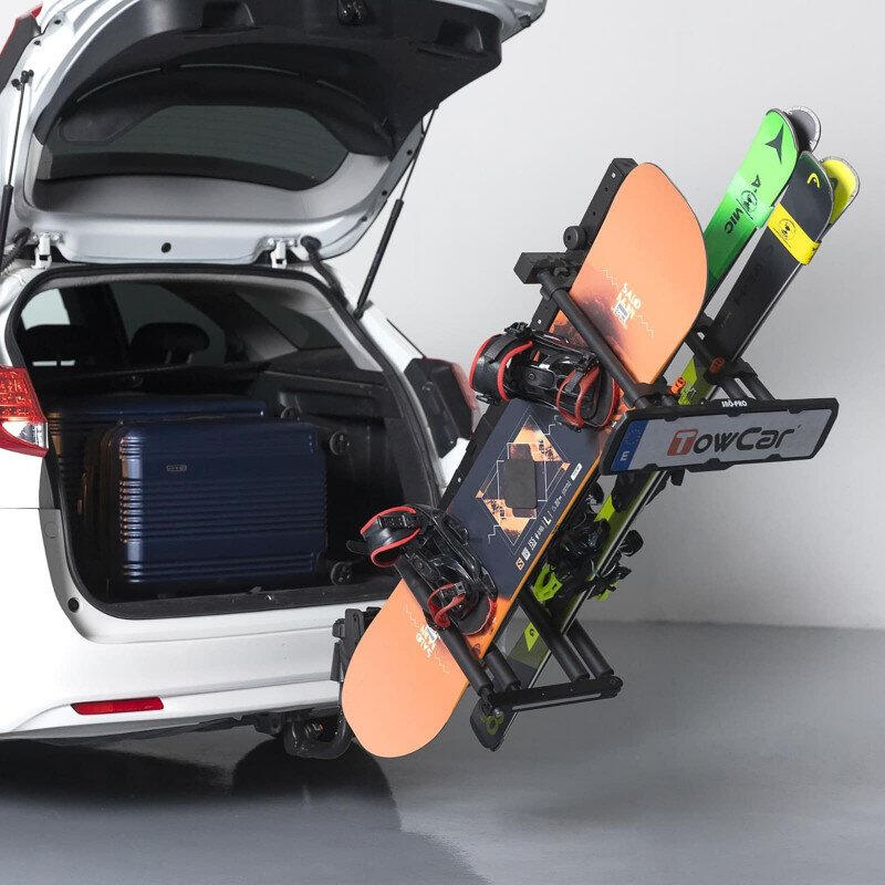 Portasci Aragon Cerler su snodo sferico per 6 paia di sci o 4 snowboard 4/5