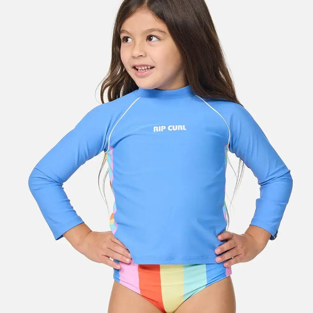 girls’ Sunshine Revival short-sleeve UV rash vest
