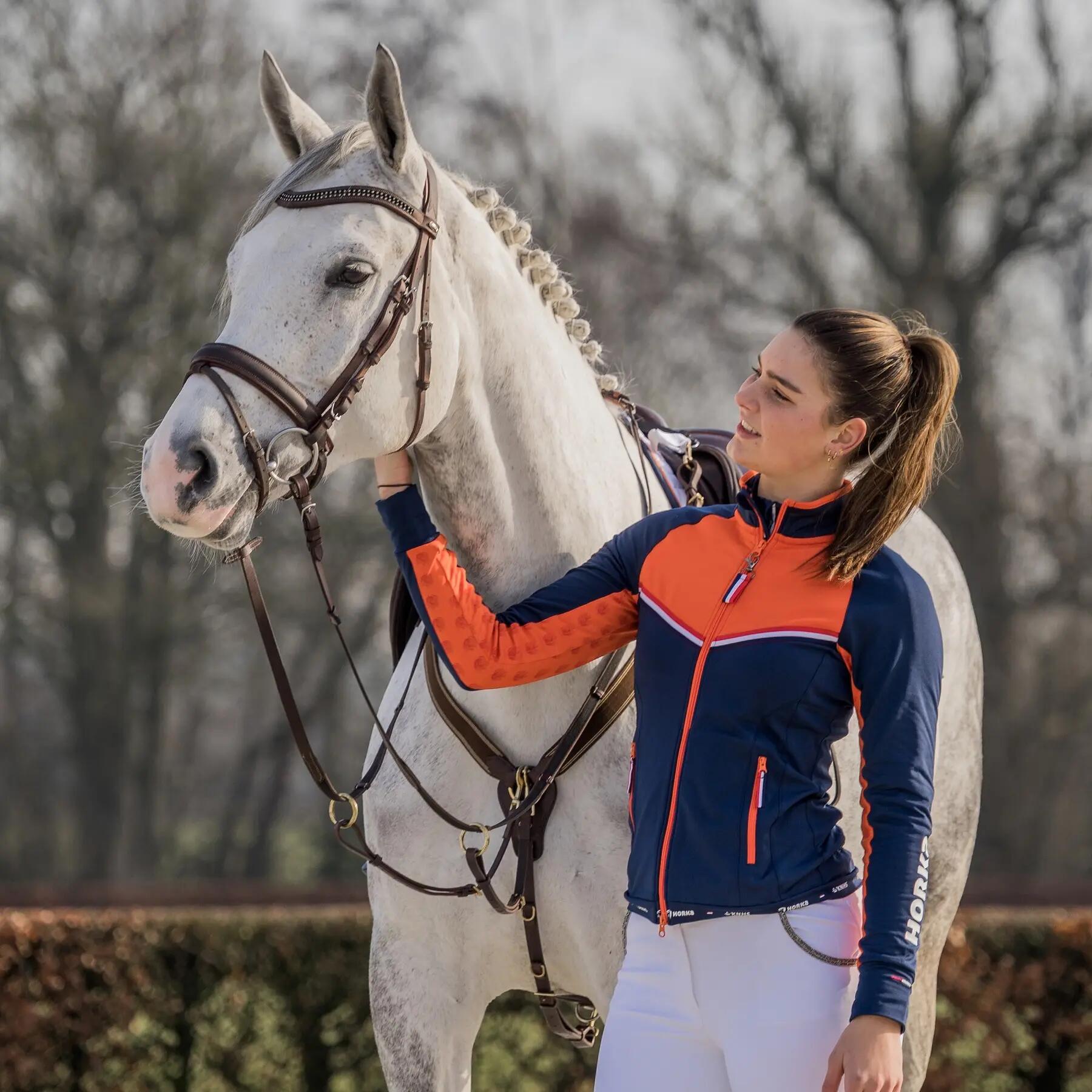 Veste équitation fille Horka KNHS 3/3