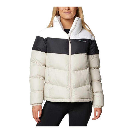 Giacca Imbottita Cerniera Su Intera Lunghezza Donna Columbia Puffect II Beige