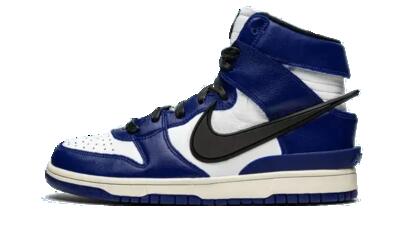 Sneakers hoog - dunk high ambush - leer - royal blue