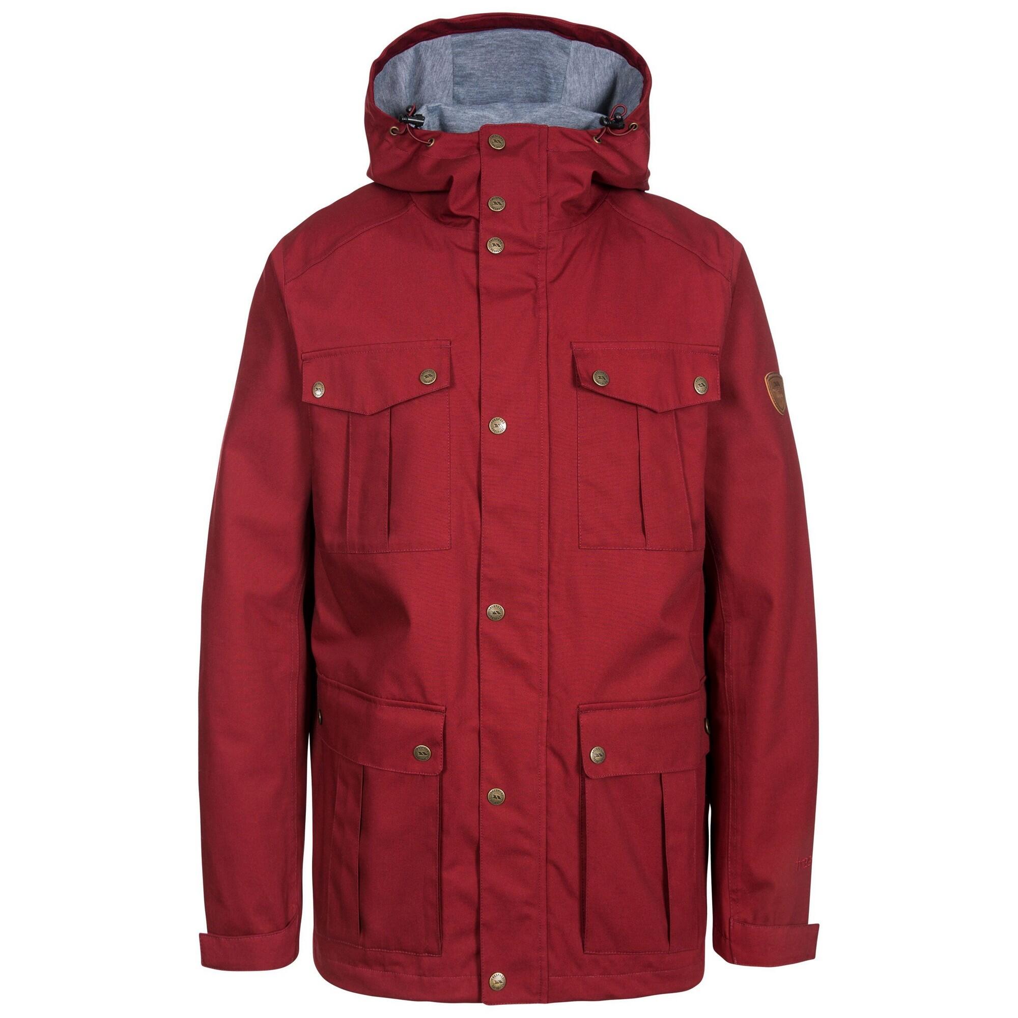 RAHARRA Men's Waterproof Jacket (Burgundy)