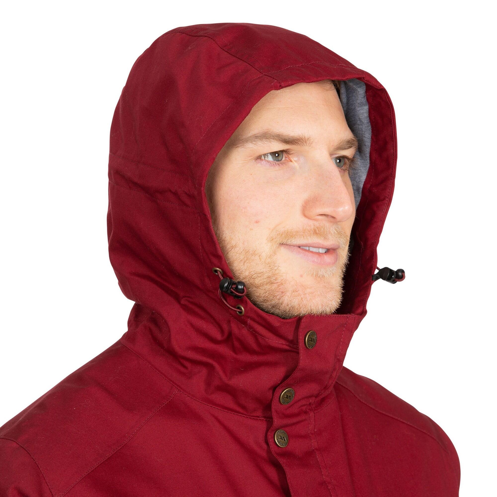 RAHARRA Men's Waterproof Jacket (Burgundy)