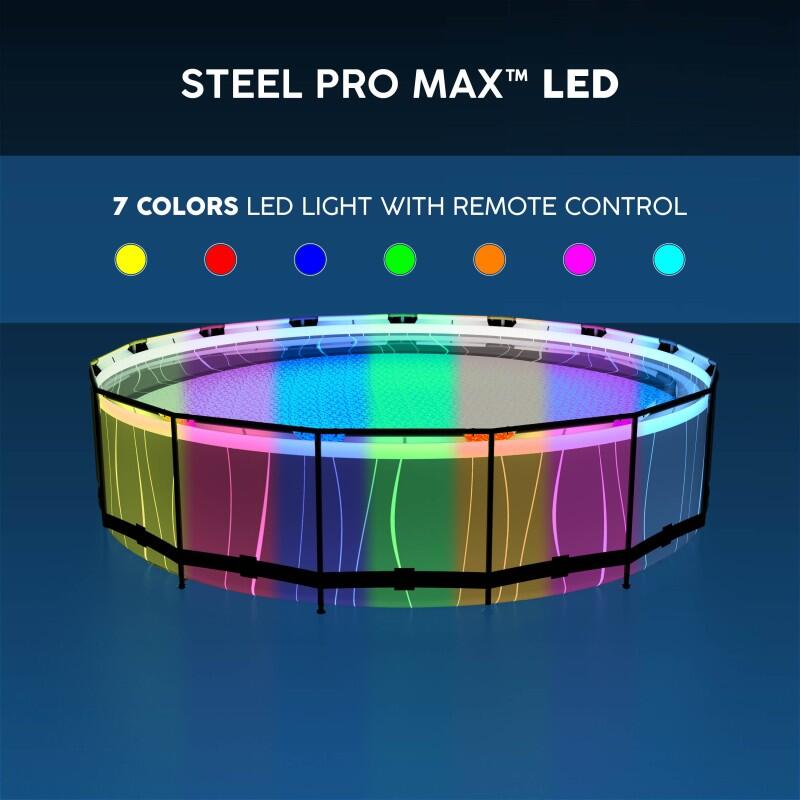 Bestway Piscine hors sol ronde Steel Pro MAX Solo Pool 457 x 107 cm Bestway 6/6