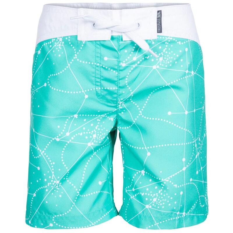 Short MABEL Unisexe (Turquoise/ blanc)