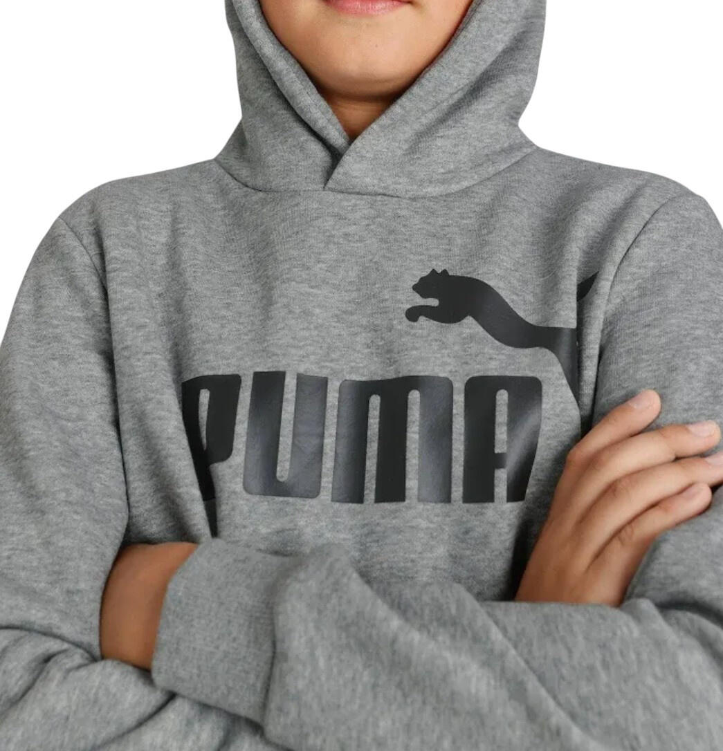 Bluza dziecięca sportowa bawełniana szara PUMA ESS BIG LOGO 586965-03 3/6