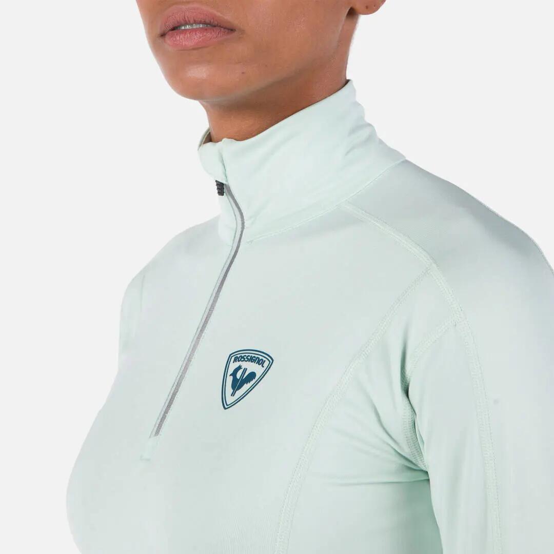Maglione a collo alto classico con zip 1/2 donna Rossignol 5/5