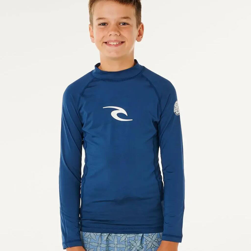 kids’ Waves long-sleeve UV rash vest