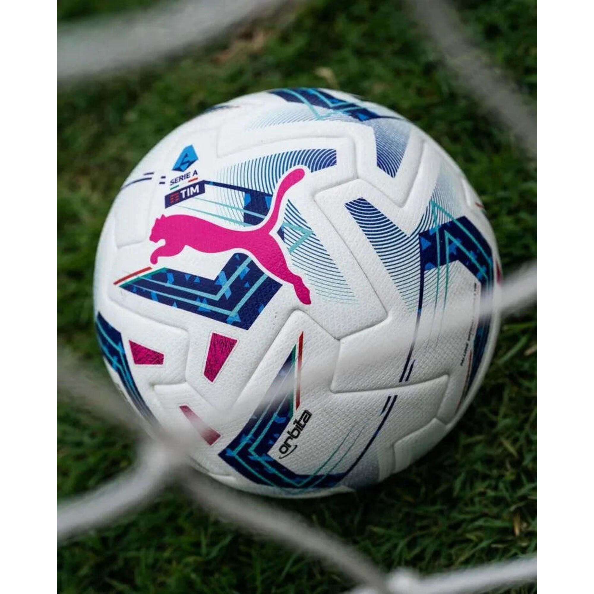 Minge de fotbal Puma Orbita Serie A FIFA Quality Pro Alb-albastru