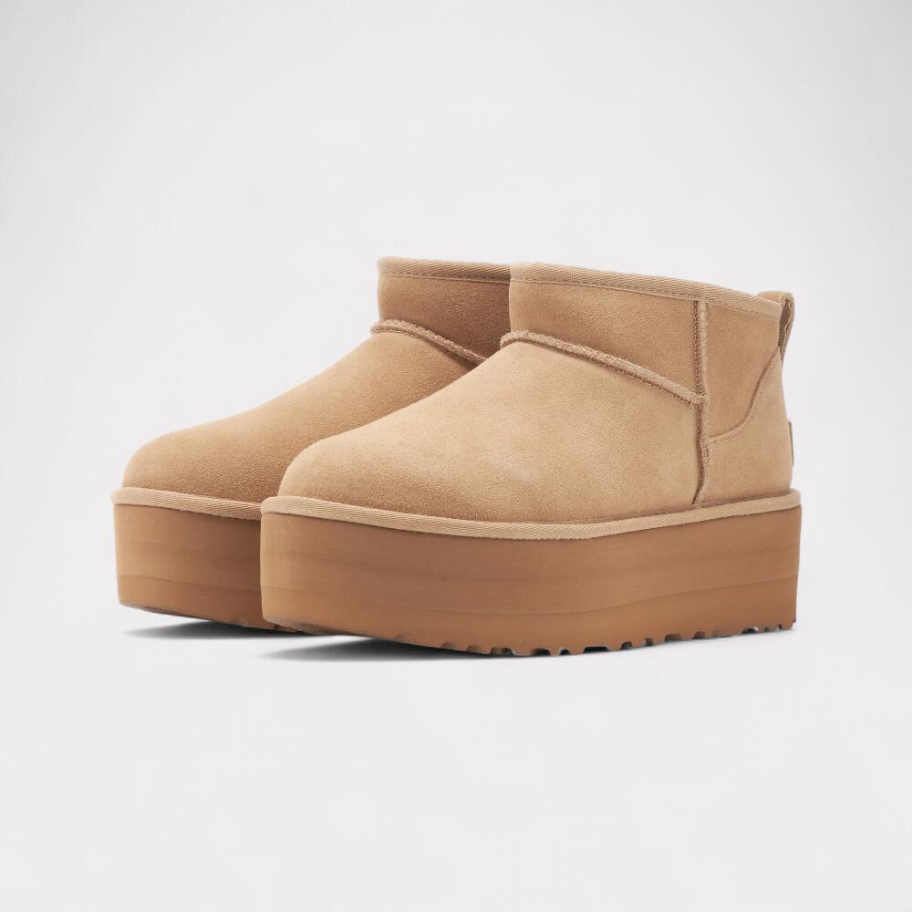 UGG Classic Ultra Mini Platform Boot Sand (W) 3/6