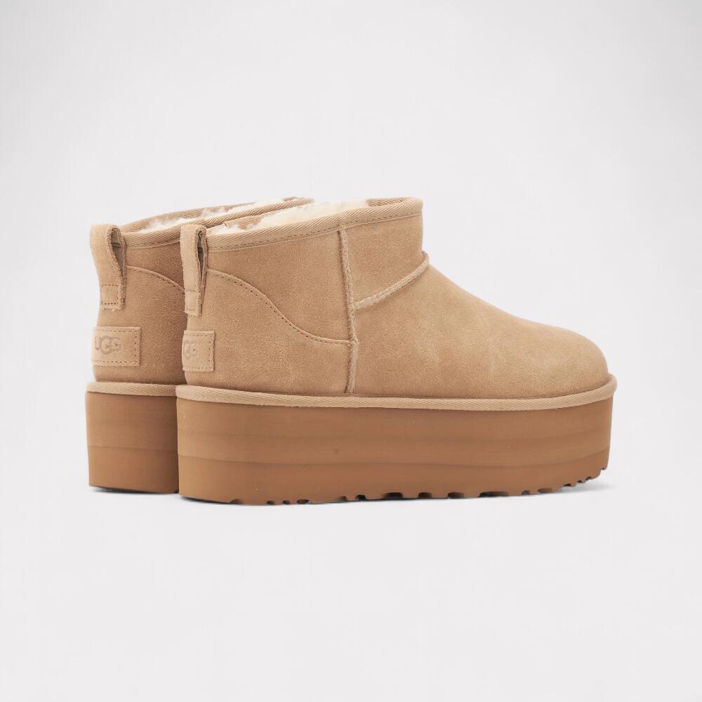 UGG Classic Ultra Mini Platform Boot Sand (W) 4/6