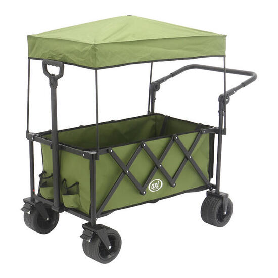 Chariot de Plage avec Toit - AXI SB141 - Pliable - Vert | Capacité : 130 l