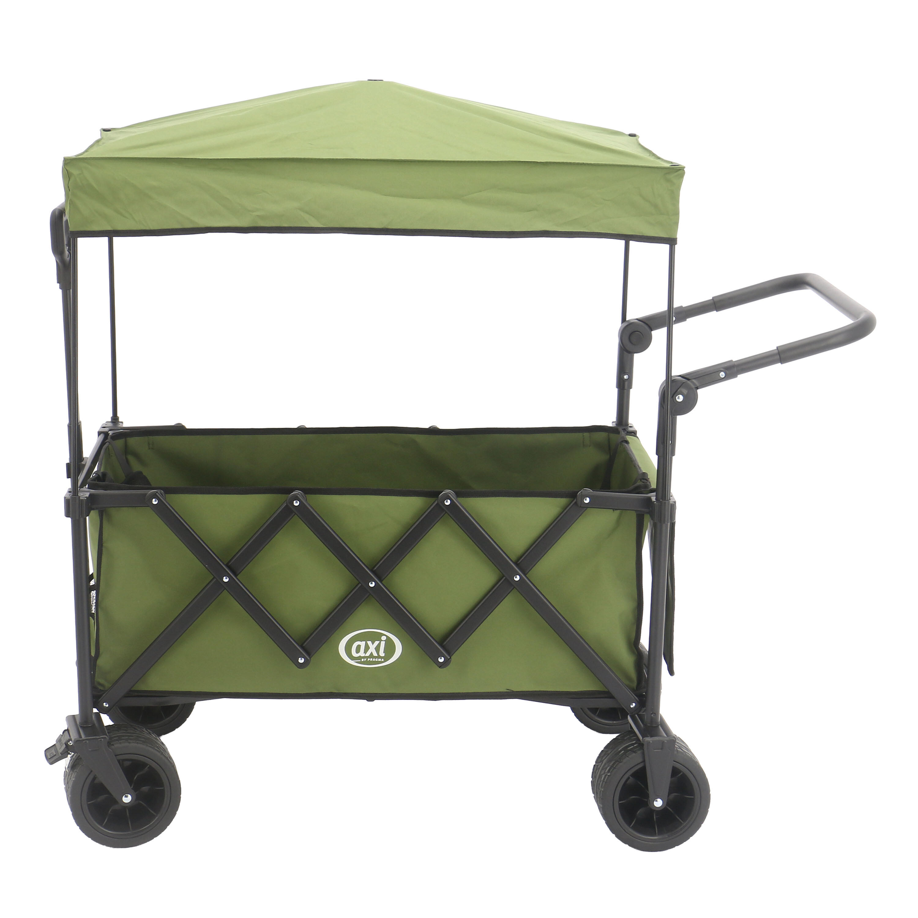 Opvouwbare Bolderwagen met Dak - AXI SB141 - Groen 7/7