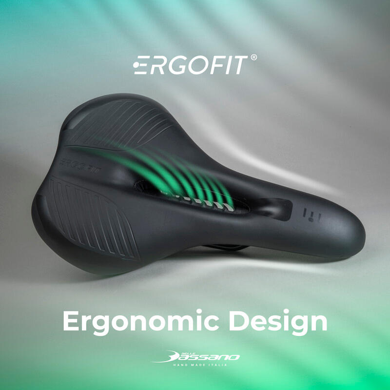 Viale Ergofit Sport L SIL Ready, Sella per Bicicletta Made in Italy 6/6