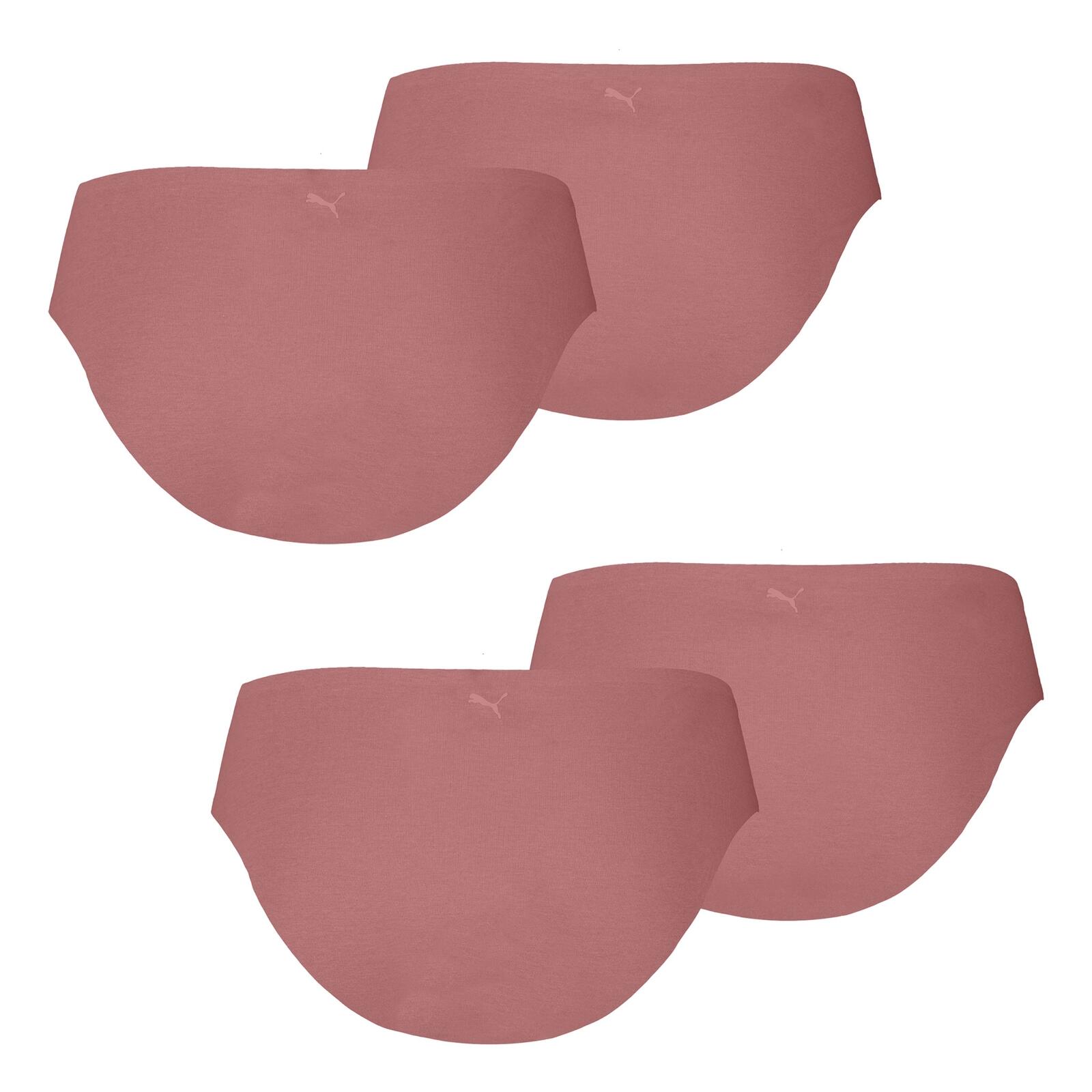 4er Pack Slips weich elastisch Damen - Invisible Ultra Soft Cotton Briefs 3/4