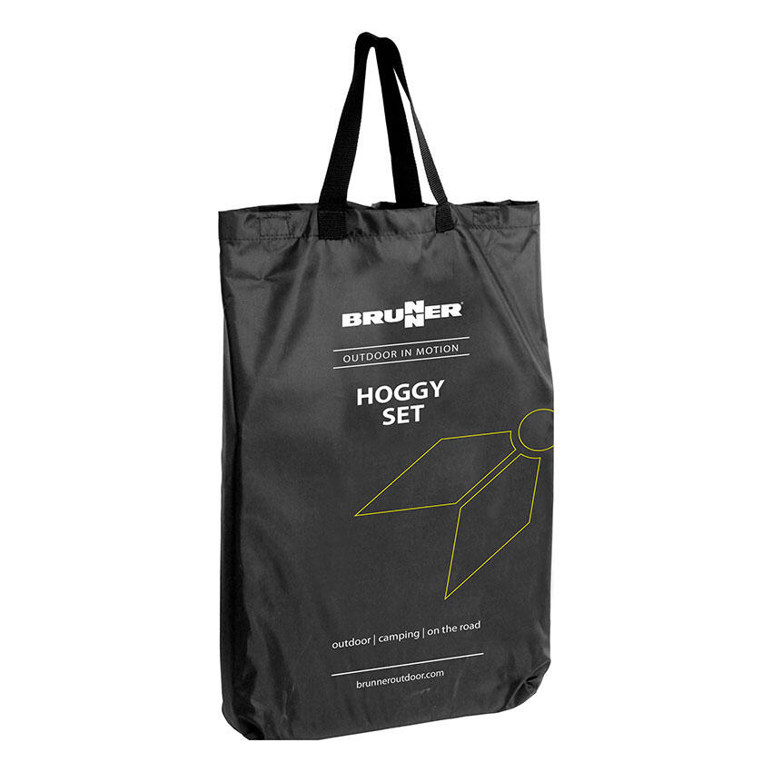 Brunner taburete plegable camping negro Hoggy Set 4/4
