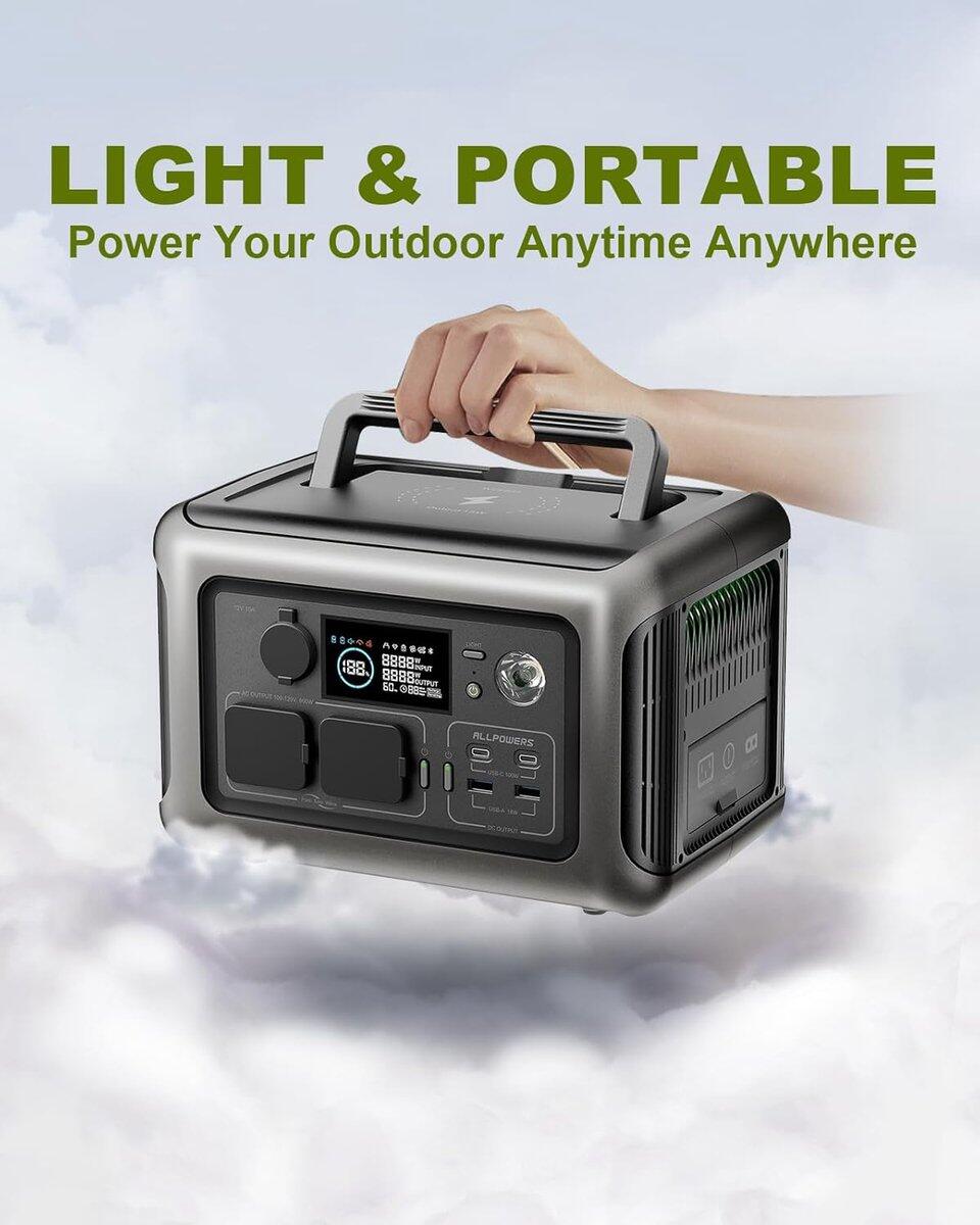 ALLPOWERS Générateur Solaire 600W – Kit R600 + SE200 200W 3/7