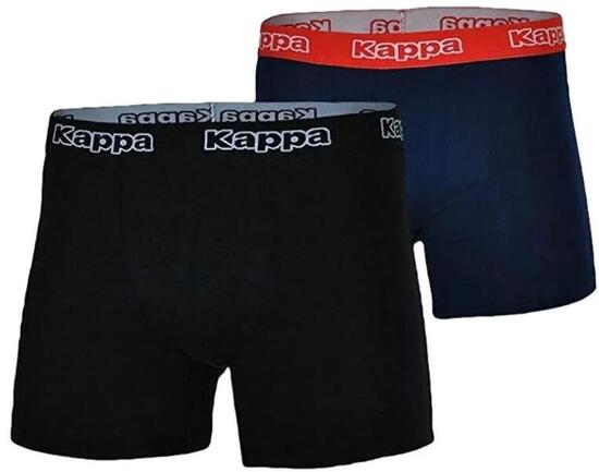 Boxers Kappa lot de 2 noir/marine