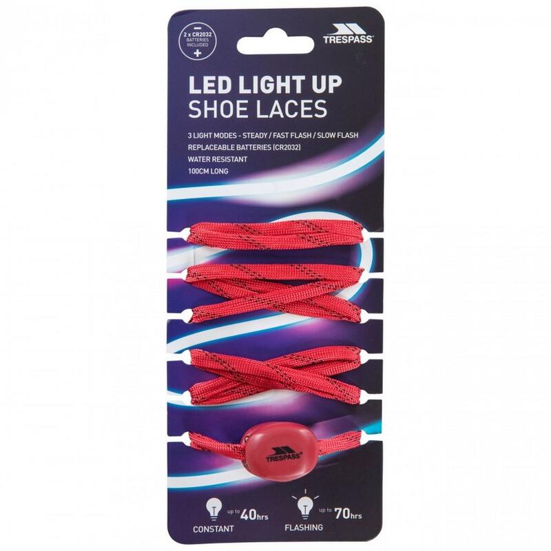 Lacets LED GLO (Rouge)
