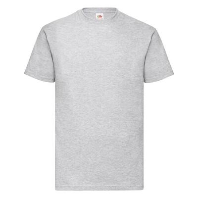 Fruit of the loom valueweight t-shirt grijs s