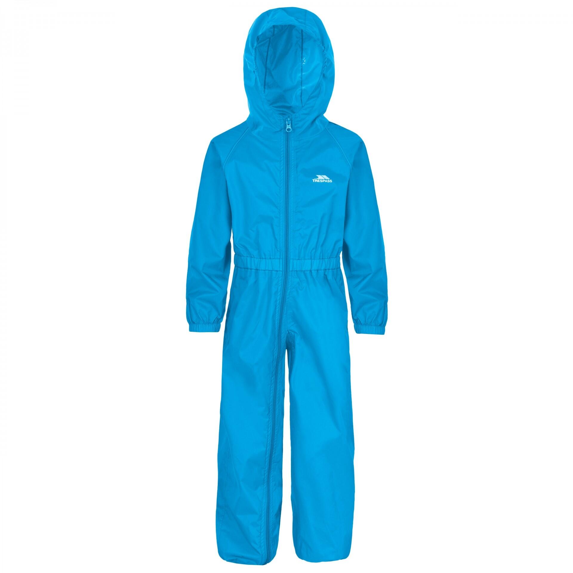 Trespass - Combinaison De Pluie Unisexe (bleu) - Combinaison De Ski - Bleu - 2-3 Ans - Decathlon