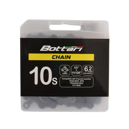 Łańcuch rowerowy Bottari 10s, 116 ogniw, ze spinką
