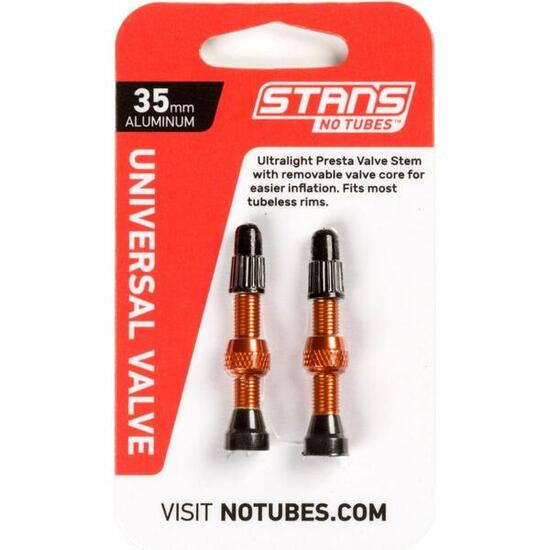Valvola in alluminio per cerchio Stans Universal Presta (x2)