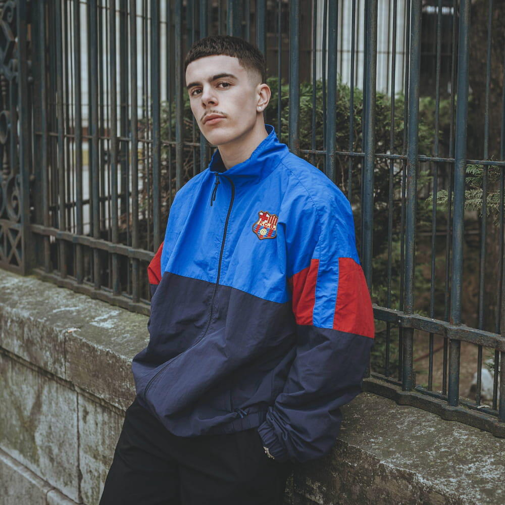 Giacca retrò da calcio - Uomo - FC Barcelona - Blu 2/5