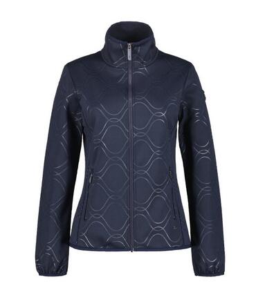 Antikkala Vest Dames Lange rits fleece Dark Blue