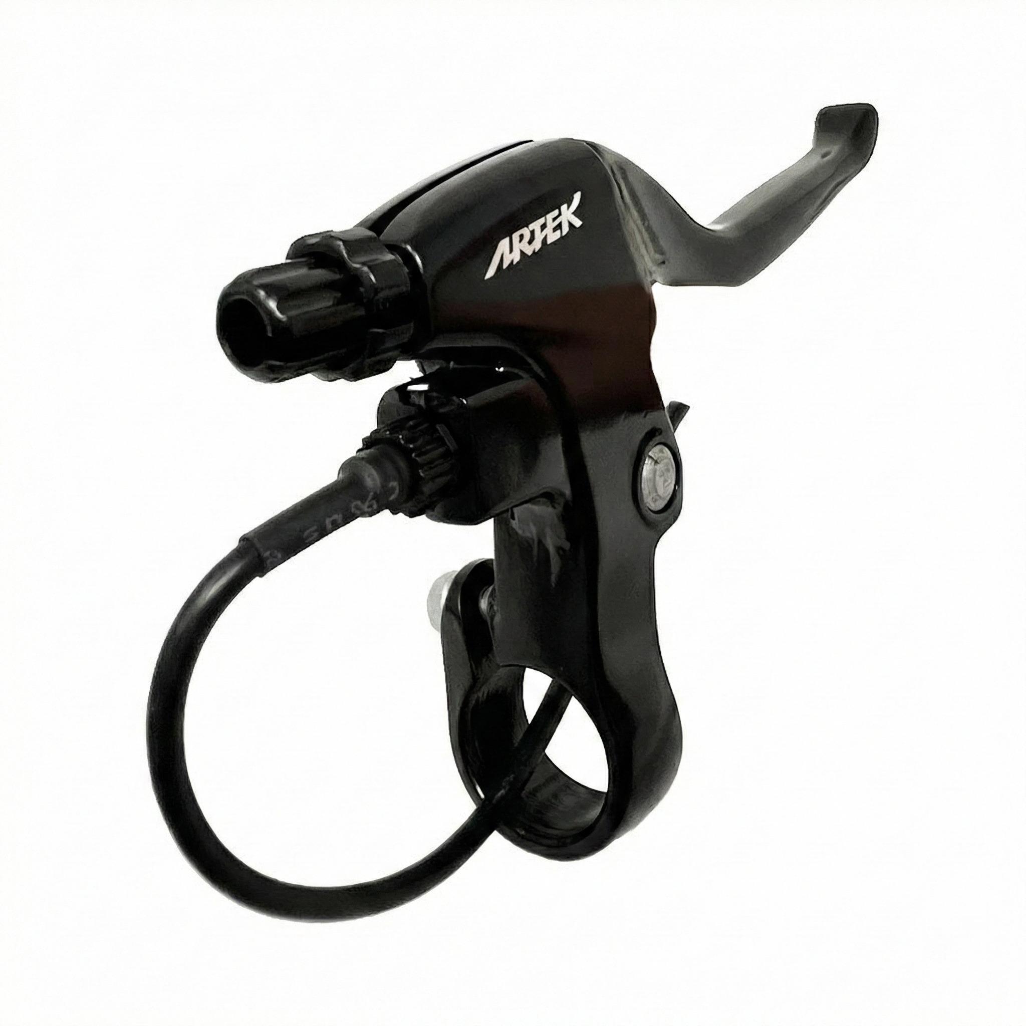 Coppia Leve Freno Bici Elettrica E-Bike 2 Pin Meccaniche Fat Bike Nero 2/6