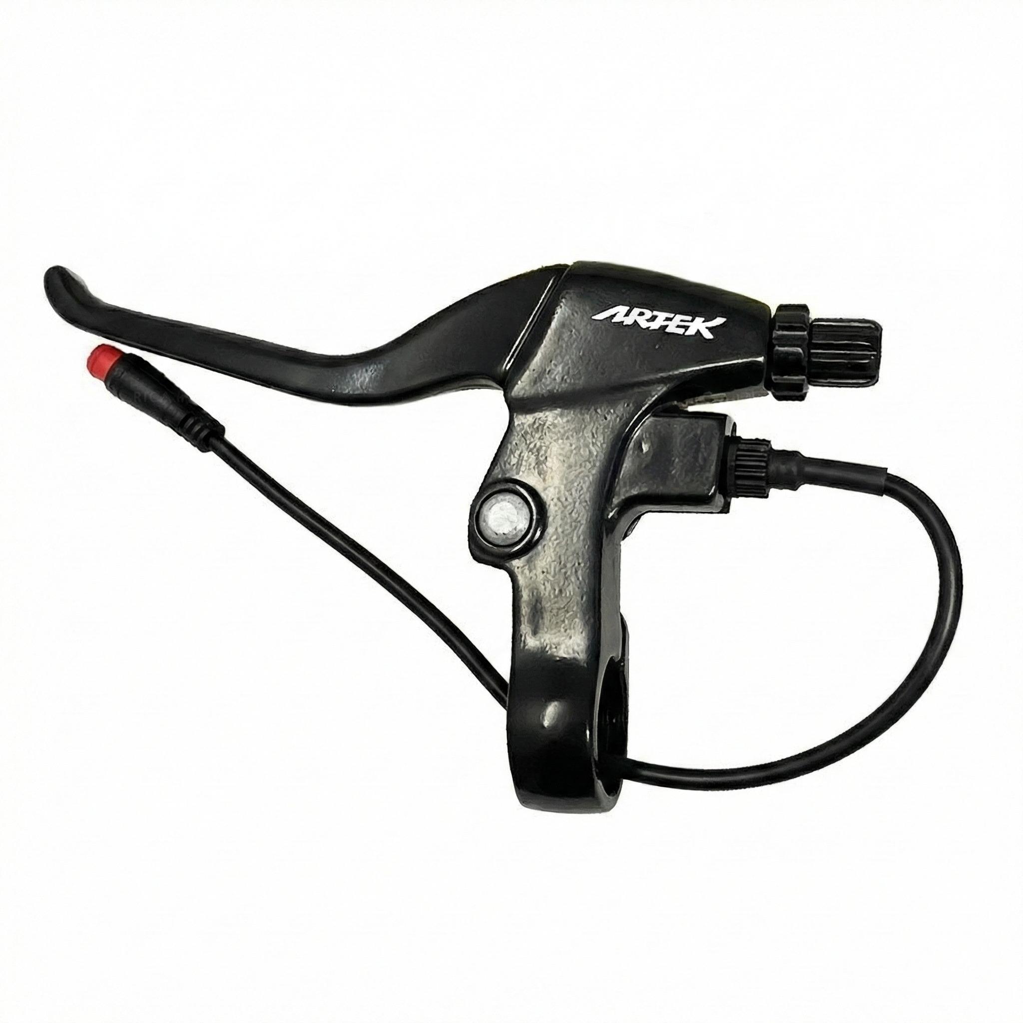 Coppia Leve Freno Bici Elettrica E-Bike 2 Pin Meccaniche Fat Bike Nero 6/6