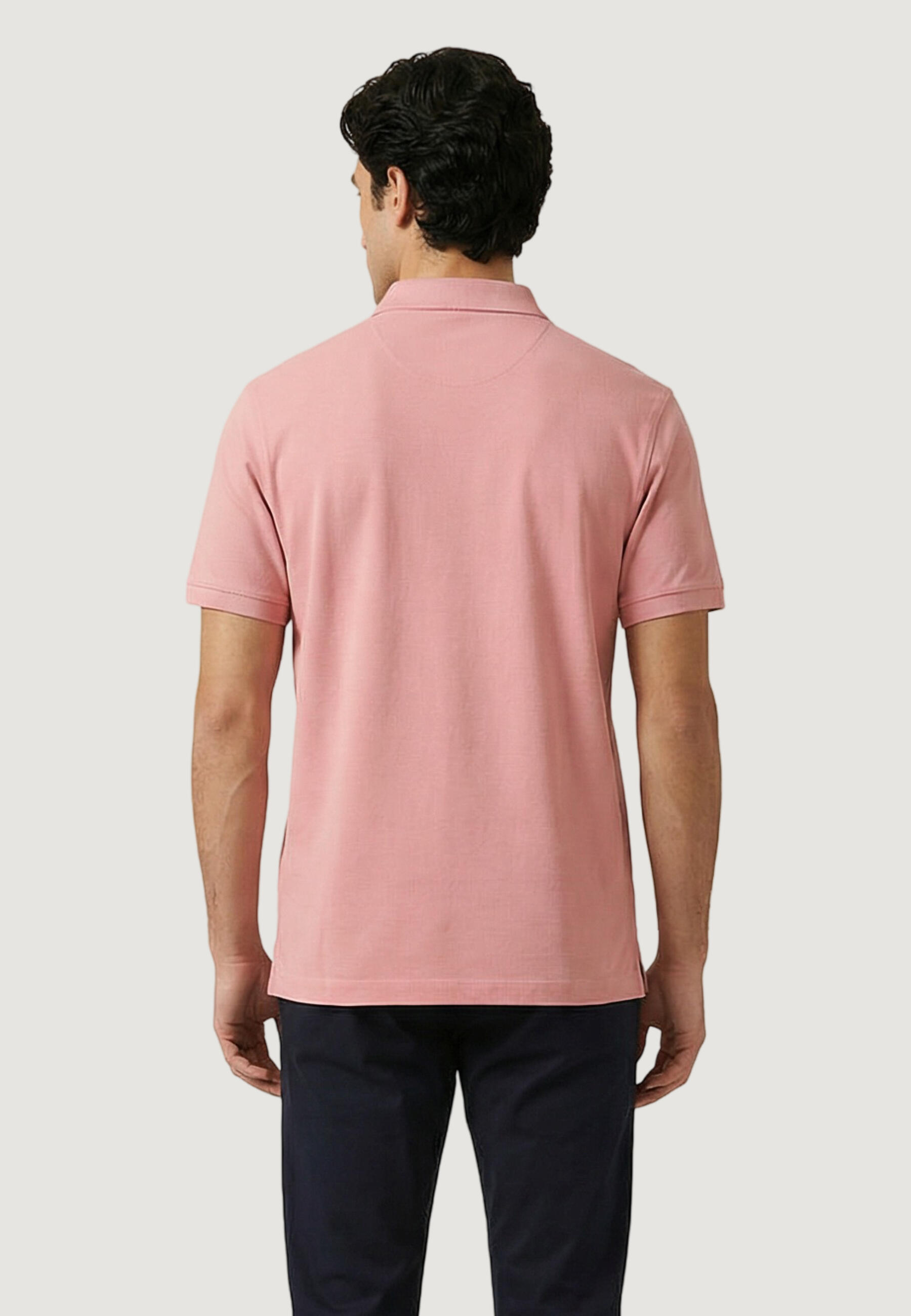 Polo maniche corte Uomo REG SHIELD SS PIQUE POLO Rosa 3/5
