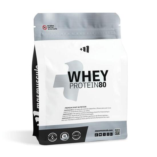 Whey Protein80 (Refill Bag) - 3 Kg WhiteChoc and Black Cookies de Masmusculo Su