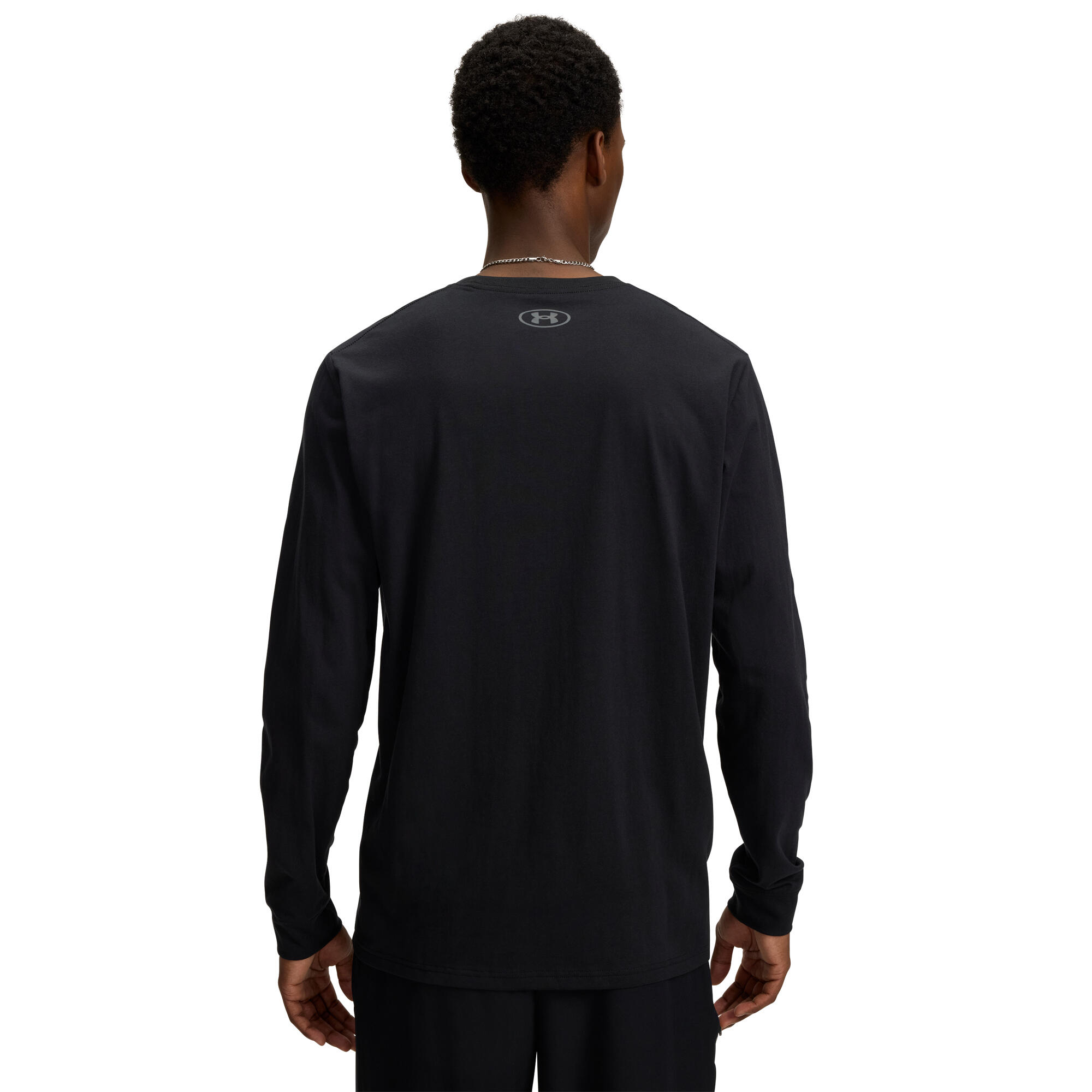 T-shirt met lange mouwen UA SPORTSTYLE LEFT CHEST LS HEREN Zwart 2/5