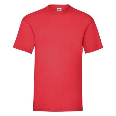 Fruit of the loom valueweight t-shirt rood s