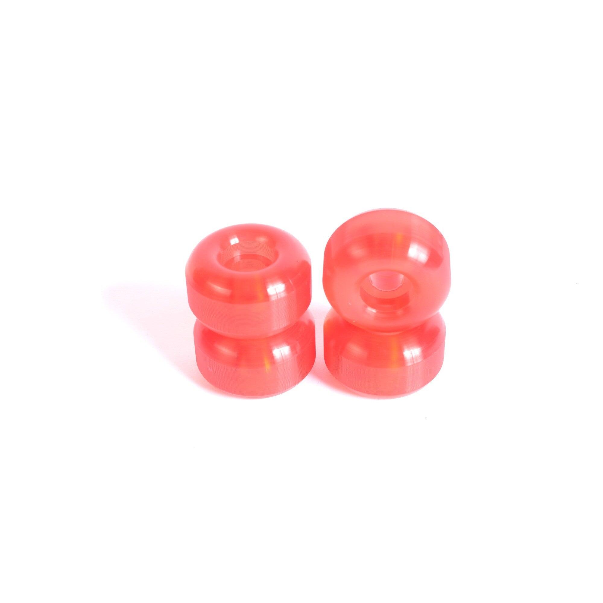 Ruedas de patineta - YOCAHER 52x31mm 99a - Roja translúcida 2/2