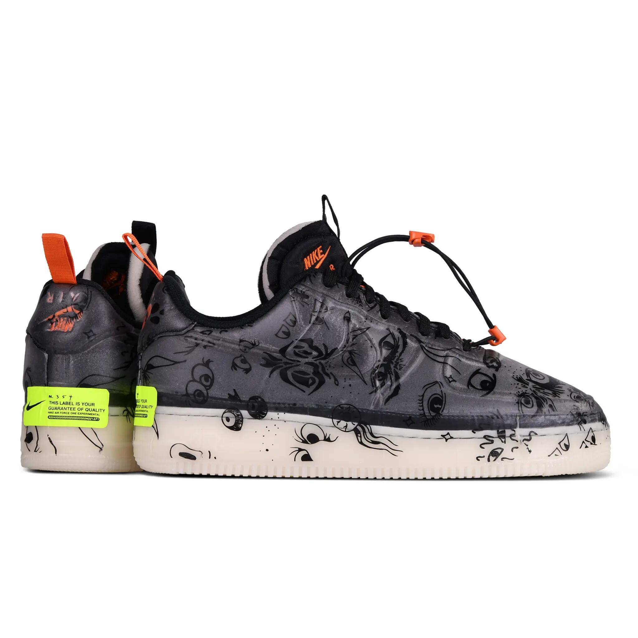 Scarpe - low-top - air force 1 - nero/starfish/bianco 3/3