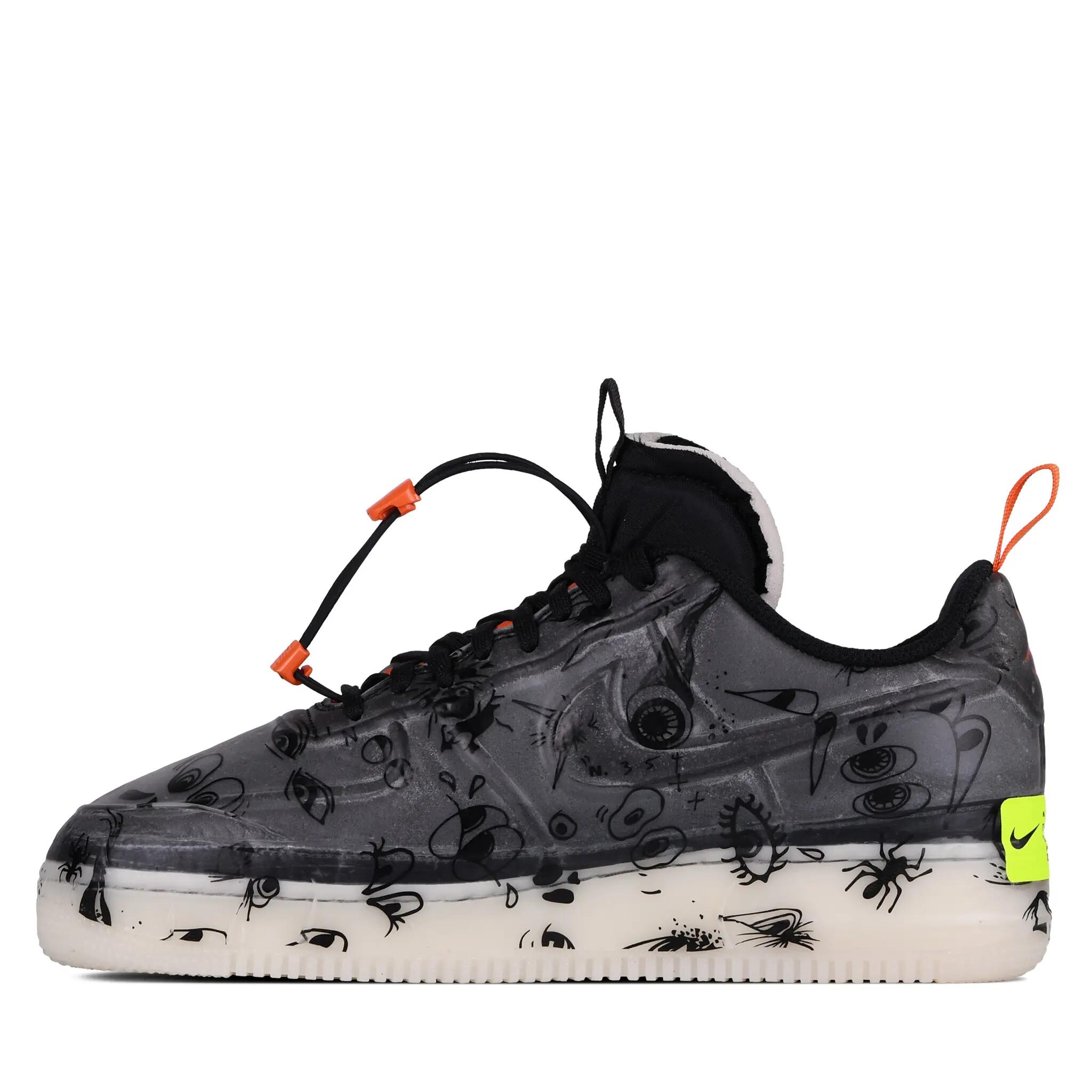 Scarpe - low-top - air force 1 - nero/starfish/bianco 2/3
