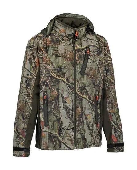 Blouson De Chasse Softshell Ghostcamo Forest Evo Percussion-XXXXL