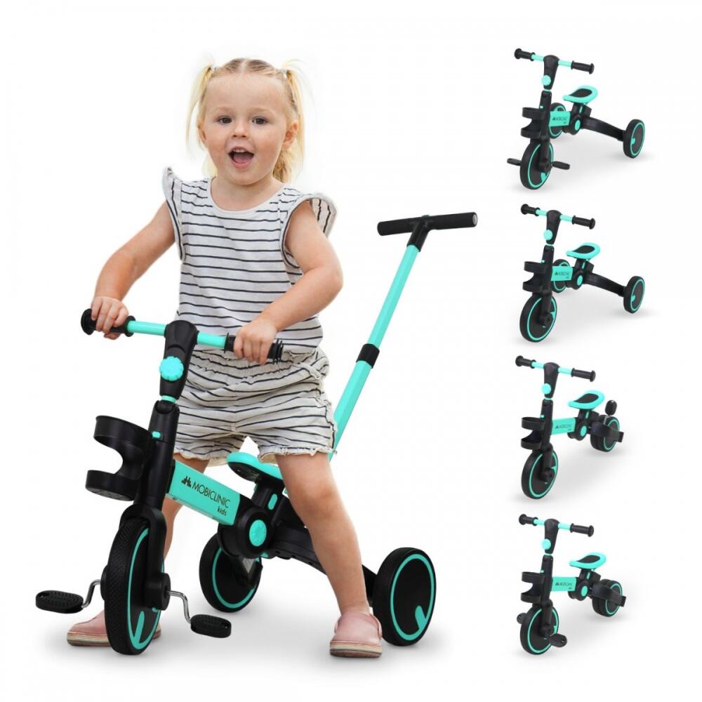 Triciclo 5 em 1 Guiador Evolutivo Assento ajustável Azul 7/7