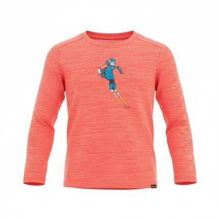 Langarmshirt Neureuther Jackie Print Kinder Longsleeve Shirt Sport in Rot