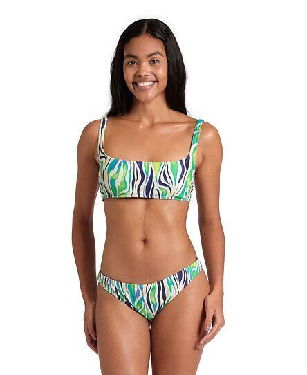 Dámské plavky Arena Women's Water Print Bralette 1/5