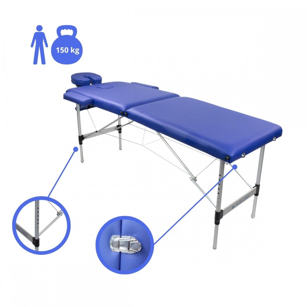 Table de massage pliable Portable Hauteur réglable Appui-tête 186x60 cm 4/8