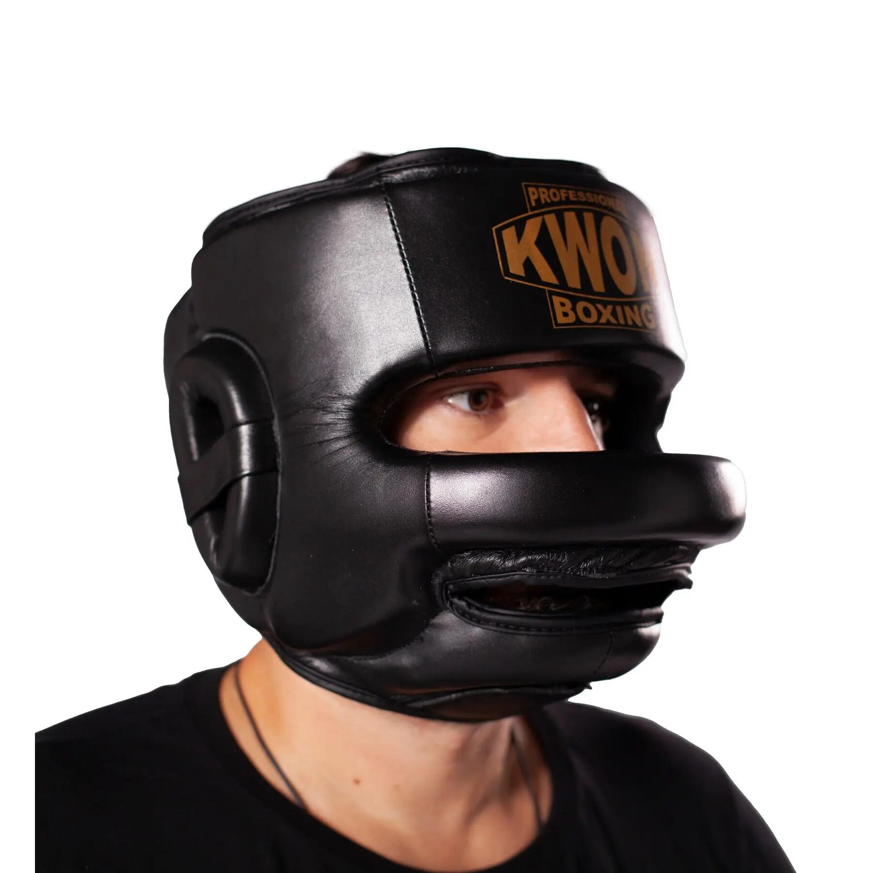Casque de boxe avec barrette nasale Kwon Prof.Box. 3/5