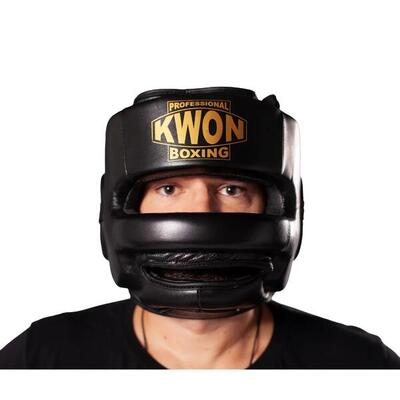 Casco da pugilato con clip per il naso Kwon Prof.Box.